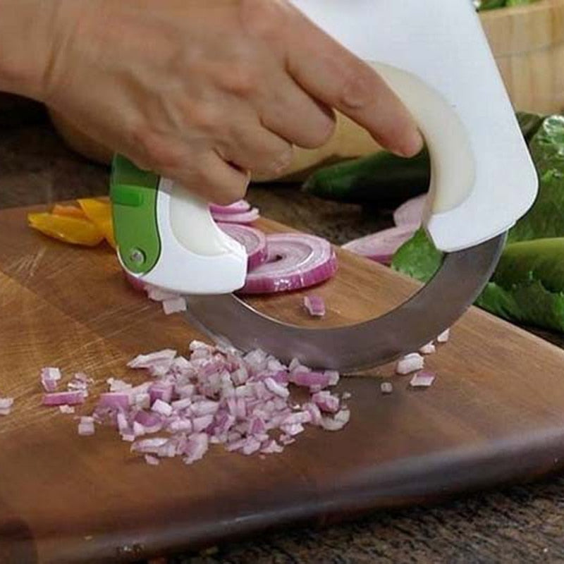 Rolling Knife Circular Kitchen Cutter Pizza Wheel Knife Pastry Cutter Vegetable Chopper