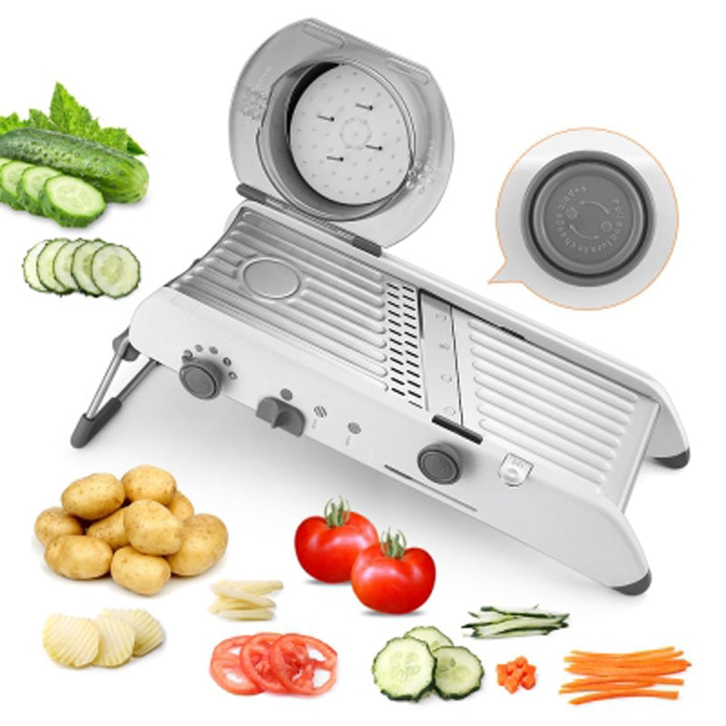 Manual Vegetable Slicer Cutter Fruit Chooper