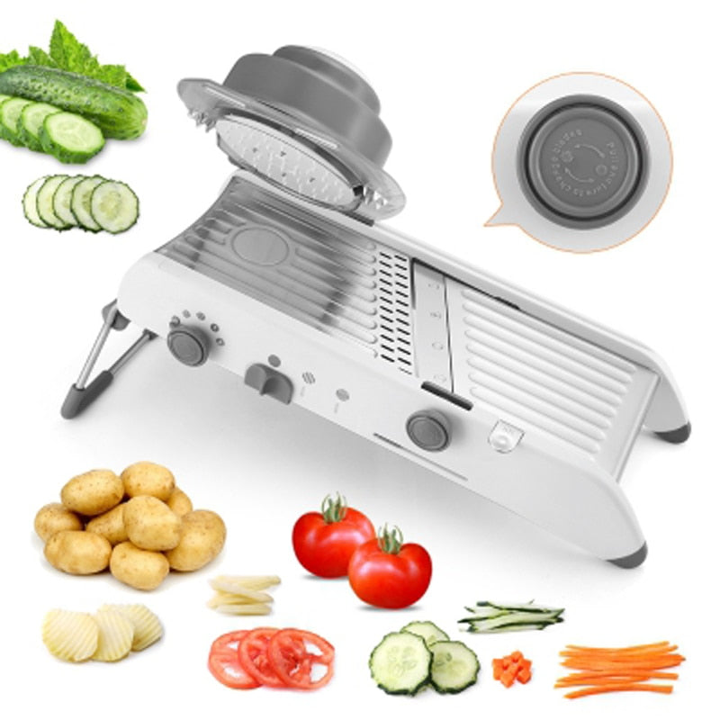 Manual Vegetable Slicer Cutter Fruit Chooper